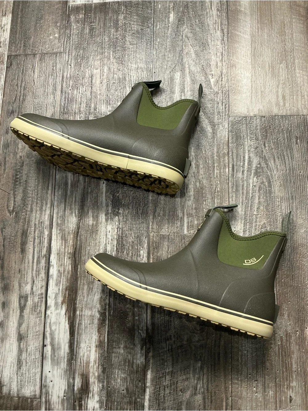 Waterproof Brown Chelsea-Style Men’s Rain & Snow Boots Size 13